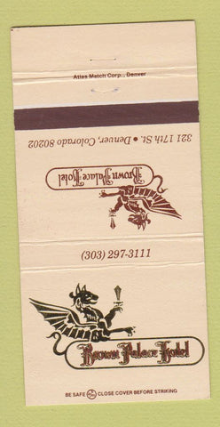 Matchbook Cover - Brown Palace Hotel Denver Colorado 30 Strike