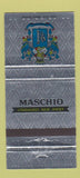 Matchbook Cover - Maschio Lyndhurst NJ Italian Restaurant 30 Strike