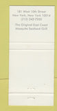 Matchbook Cover - John Clancy's Restaurant New York City 30 Strike