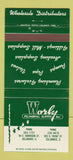 Matchbook Cover - Worly Plumbing Supply Delaware Columbus OH 30 Strike