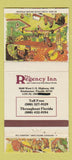 Matchbook Cover - Regency Inn Kissimmee FL 30 Strike