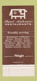 Matchbook Cover - Staurt Anderson's Restaurants CHAIN 30 Strike