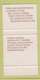 Matchbook Cover Denninger Sausage Hamilton Burlington Stoney Creek ON 30 Strike