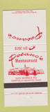 Matchbook Cover - Pesano's Restaurant Garfield Heights OH 30 Strike