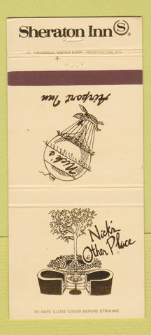 Matchbook Cover - Sheraton Inn Nick's Hagerstown MD 30 Strike