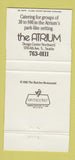 Matchbook Cover - The Butcher Restaurant Seattle Bellevue WA 30 Strike