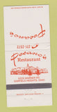 Matchbook Cover - Pesano's Restaurant Garfield Heights OH 30 Strike