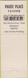 Matchbook Cover - Layman's Union Gap WA grocery laundry turquoise