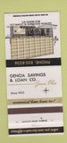 Matchbook Cover - Genoa Savings and Loan OH 30 Strike