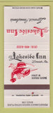Matchbook Cover - Lakeside Inn Limerick PA 30 Strike