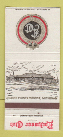 Matchbook Cover - Lochmoor Club Grosse Pointe Woods MI 30 Strike