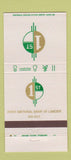 Matchbook Cover - 1st National Bank Lander WY 30 Strike