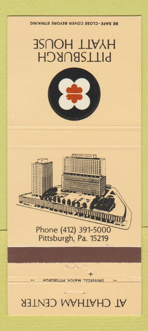 Matchbook Cover - Hyatt House Hotel Pittsburgh PA 30 Strike