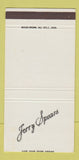 Matchbook Cover - Jerry Spears Funeral Home Columbus OH 30 Strike