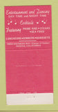 Matchbook Cover - Lanni's Inn Reseda CA 30 Strike