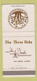 Matchbook Cover - The Three Oaks Drake Oakbrook IL WEAR 30 Strike