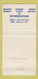 Matchbook Cover - Sherman House Century Old Inn Batesville IN 30 Strike