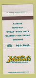 Matchbook Cover - Ichabod's Restaurant Dallas TX 30 Strike