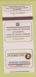 Matchbook Cover - GM Detroit Diesel Allison Eden Prairie MN 30 Strike