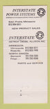 Matchbook Cover - GM Detroit Diesel Allison Eden Prairie MN 30 Strike