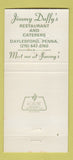 Matchbook Cover - Jimmy Duffy's Restaurant Daylesford PA 30 Strike