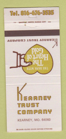 Matchbook Cover - Kearney Trust Company MO 30 Strike