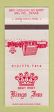 Matchbook Cover - Kings Inn Del Rio TX 30 Strike