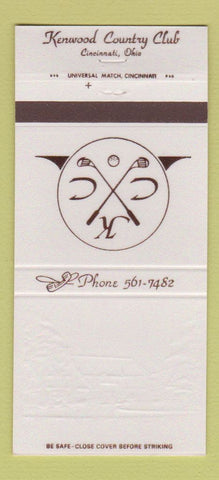 Matchbook Cover - Kenwood Country Club Cincinnati OH 30 Strike