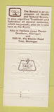 Matchbook Cover - Kyoto Japanese Restaurant Detroit MI 30 Strike