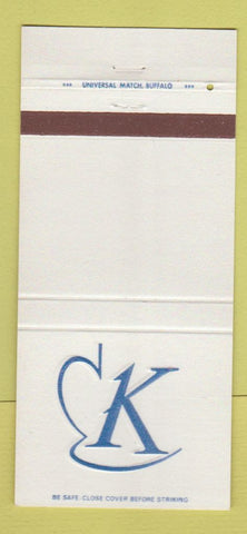 Matchbook Cover - John Kennedy Funeral Home Lockport NY 30 Strike