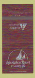 Matchbook Cover - Interlaken Resort Lake Geneva WI 30 Strike