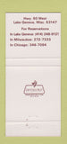 Matchbook Cover - Interlaken Resort Lake Geneva WI 30 Strike