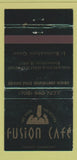 Matchbook Cover - Fusion Cafe Bannockburn IL WEAR 30 Strike