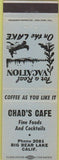 Matchbook Cover - Chad's Cafe Big Bear Lake CA