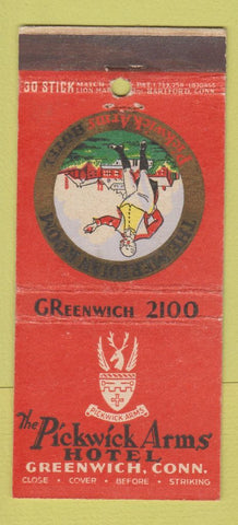 Matchbook Cover - Pickwick Arms Hotel Greenwich CT 30 Stick