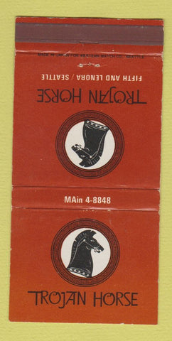 Matchbook Cover - Trojan Horse Seattle WA 30 Strike