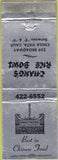 Matchbook Cover - Chang's Rice Bowl Chula Vista CA