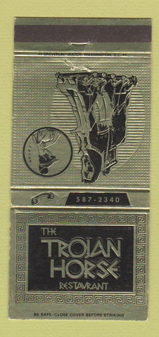 Matchbook Cover - Trojan Horse Restaurant Holiday Inn Silver Spring MD 30 Strike