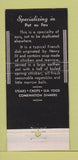 Matchbook Cover - Charles Restaurant New York City 30 Stick