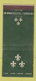 Matchbook Cover - LaSalle Du Bois Washington DC 30 Stick