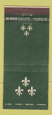 Matchbook Cover - LaSalle Du Bois Washington DC 30 Stick