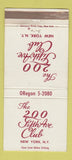 Matchbook Cover - 200 Fifth Ave Club New York City 30 Strike
