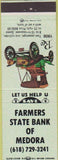 Matchbook Cover - Farmers State Bank Medora IA