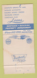 Matchbook Cover - Hamburgh Savings and Loan Hamburg NY 30 Strike