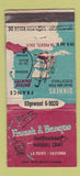 Matchbook Cover - French & Basque Restaurant La Puenta CA WORN 30 Stick