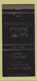Matchbook Cover - Hotel Muehlebach Kansas City MO 30 Strike