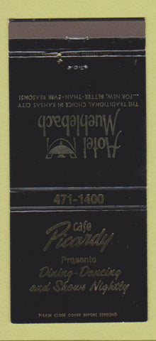 Matchbook Cover - Hotel Muehlebach Kansas City MO 30 Strike