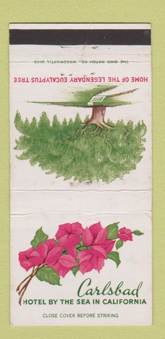 Matchbook Cover - Carlsbad Hotel CA 30 Strike
