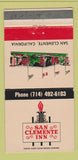 Matchbook Cover - San Clemente Inn CA 30 Strike