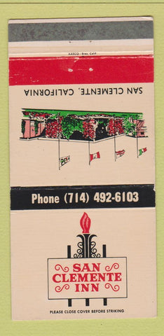 Matchbook Cover - San Clemente Inn CA 30 Strike